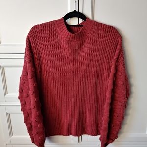PUFF SLEEVE SWEATER